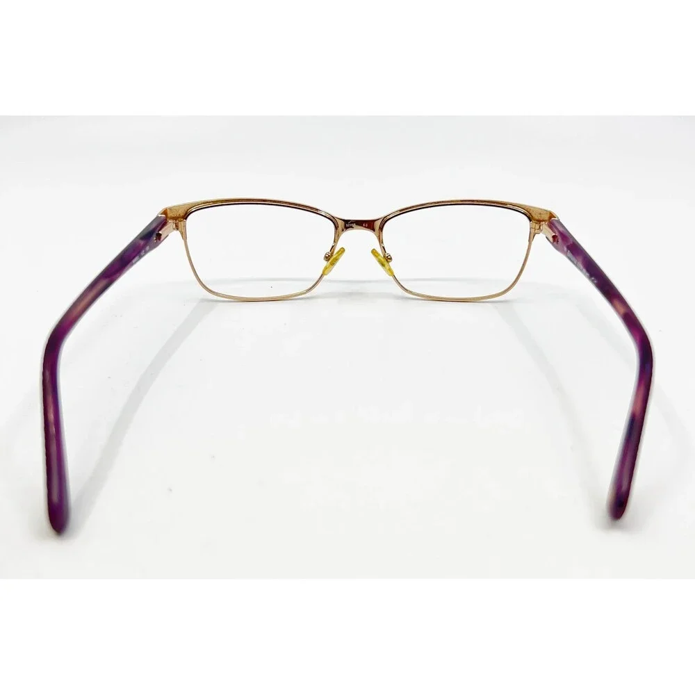 Banana Republic Eyeglass Frames Womens Purple Gold Mabel 1JZ 52-16-130 Small